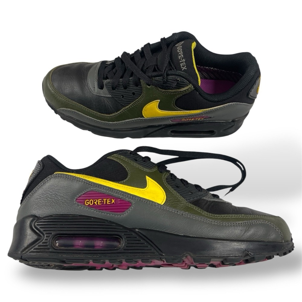 Nike Air Max 90 Goretex Cargo Khaki Men's Size 9 Tour Yellow No Box